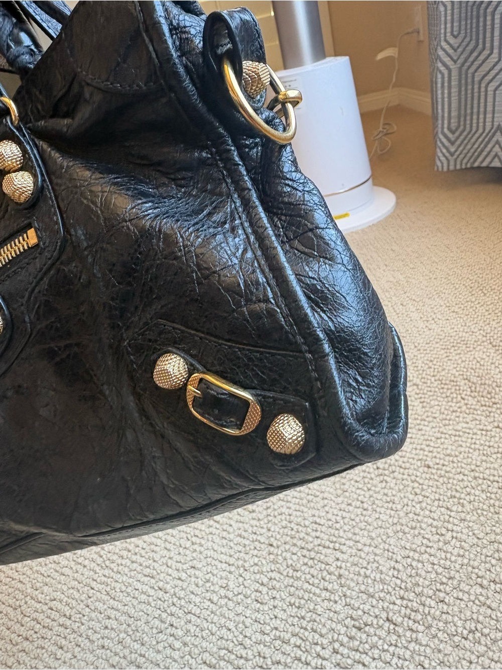 Balenciaga Le City bag with gold size medium - Picture 9 of 14